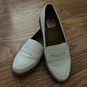 Dolce Vita White Loafers